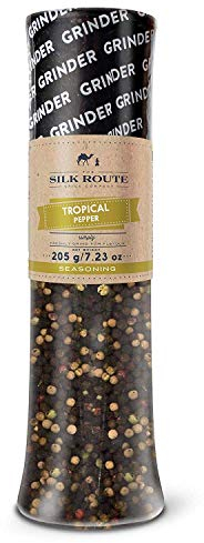 Silk Route Spice Company Moulin à poivre Mélange de poivres tropicaux
