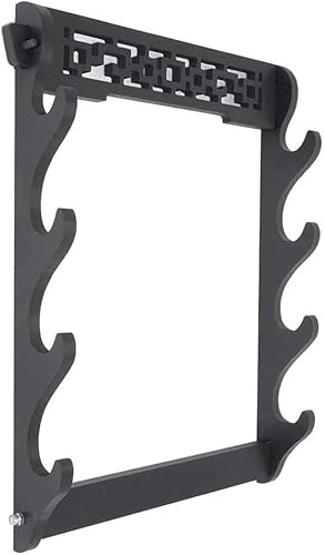 FOXSMZZ Schwert Halter Wandhalterung Samurai Schwert Stand Display Katana Wakizashi Tanto Wandaufhänger Schwert Rack (4-Tier)