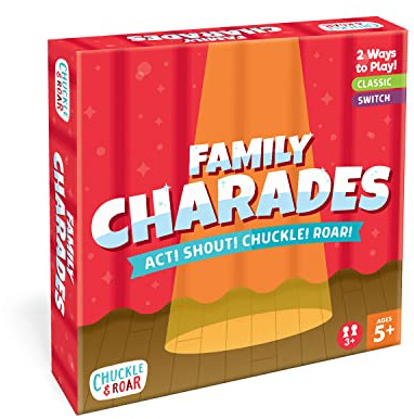 Chuckle & Roar Classic Charades – Act! Shout! Chuckle! Roar! Family Party Game for Ages 5+ | 2 Game Modes, 750 Charades Ideas, 3+ Players
