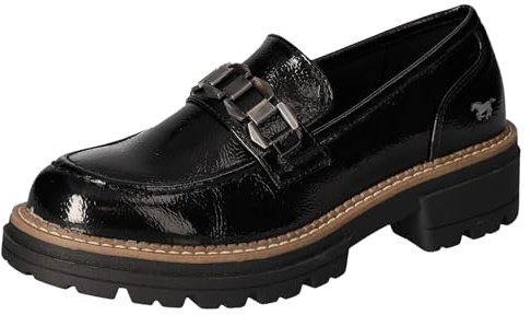 MUSTANG Femme 1437-401 Trotteur, Noir laqué, 41 EU