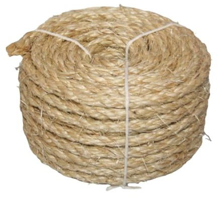 Fenteer Corda di Sisal Intrecciata per Gatti Esigenti, 6mmx15m