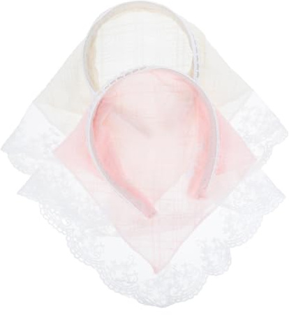 Ciieeo Fasce Bandana Triangolari in Tessuto 2 Pezzi per Donne, Accessori Capelli per Attività Outdoor e Look Casual