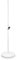Loudspeaker Stand with Base and Cast Iron Weight Plate, White