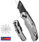 WORKPRO Coltello Taglierino, con 10 Lame di Ricmabio, Taglierino Argento, Lame a Cambio Rapido, Adatto per Tagliare Carta, Cartone, Plastica