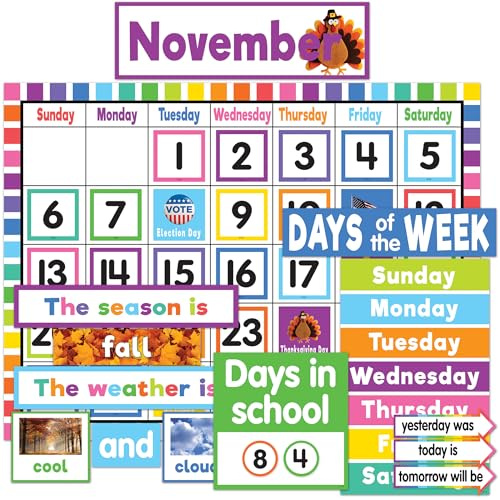 Teacher Created Resources Colorful Calendar Bulletin Board (TCR6590)