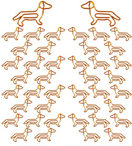 50 Piezas Clip de Papel Clips Papel Animales de Metal Clips de Papel de Creativos para Papeles, Escuela,Oficin,Cuadernos
