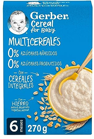 GERBER Papillas Multicereales 270 g