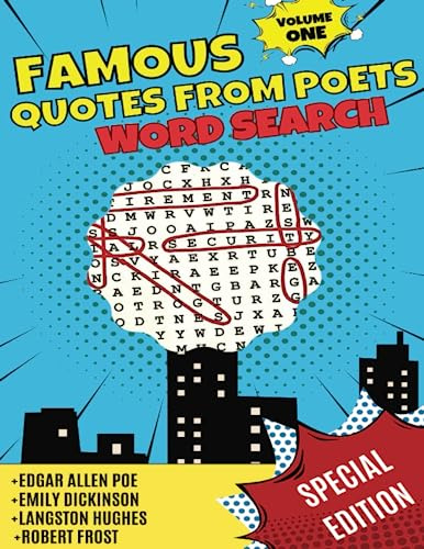 Famous Quotes From Poets Word Search : Inspirational Quotes By Famous Poets : Famous Quotes Book Word Puzzles: Famous Quotes From History Word Search