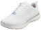 Skechers Damen Flex Appeal 5.0, White Mesh/Silver Trim, 39 EU