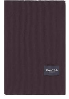Marc O'Polo Herren Strickschal aus Bio-Baumwolle elegant, Lila (Purple Depths), One Size