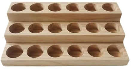 Sharplace Aufbewahrungsbox für ätherische Öle, 3 Ebenen, Ständer, Tisch, Kosmetik-Organizer, Nagellack-Organizer, Regal für Studio und Schlafzimmer