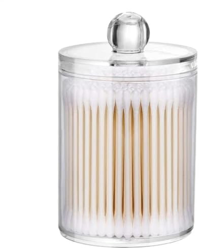 Porta bolas de algodón - Porta bolas de algodón, dispensador porta bolas de algodón | Organizador contenedor de discos de maquillaje, dispensador porta bastoncillos de algodón para bola de co