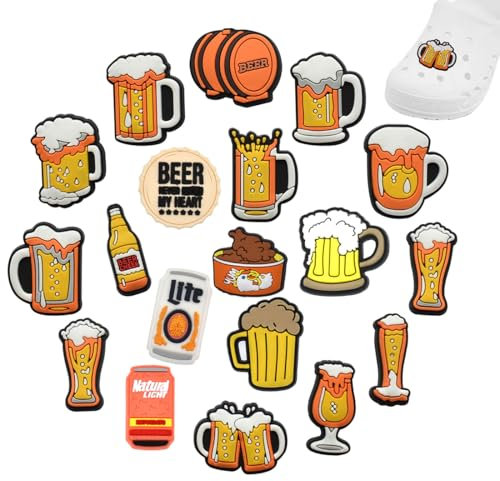 RAXLUPO 19 Stück Anwendbar auf crocs anstecker Schuhanstecker Schuh Charms Cartoon-Schuhdekorationen, Abnehmbare Cartoon Schuh Anstecker Zubehör für Sandalen für Schuhe DIY Dekorationen