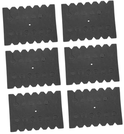 NULYLU Soporte para Portaflechas de Espuma Negra Diseño Rectangular Multifuncional, Paquete de 6 Unidades para Almacenamiento y Protección de Flechas en Interiores y Exteriores