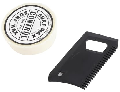POENVFPO Wax Surf Wax Board Lätt Bärbar Anti-slip Paraffin för Surfing Skimboarding Skateboarding med Comb Mångsidig Vattentemperaturkompatibilitet (Bottenvax)