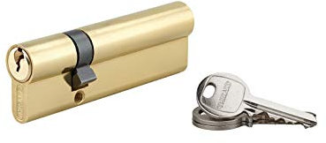 THIRARD - Cylindre à clé crantée 30 x 70 mm laitonné 3 clés