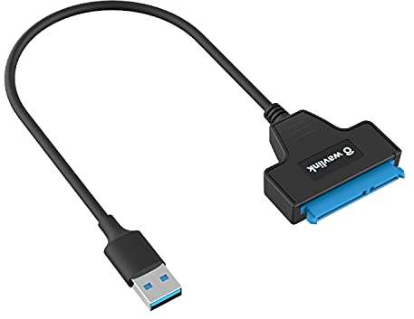 WAVLINK USB 3,0 auf SATA Adapter für 2,5 SSD und HDD USB zu SATA Kabel 2.5 Zoll Festapltten Adapter