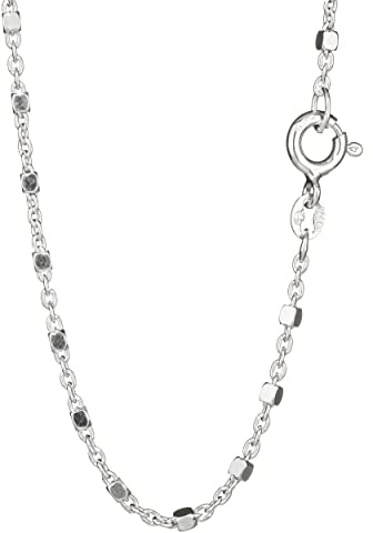 NKlaus collier 38 cm fantasy collier 925 sterling silver halsband bredd: 1,5 mm 6744