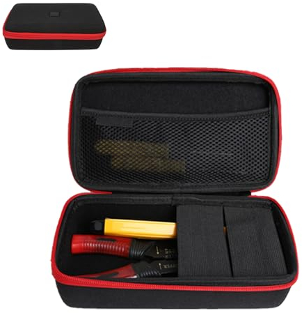 GeluEla Étui de Stockage, Sac à Outils Organisateur, Portable, Noir EVA Coque Rigide Etanche, Multifonction Mallette de Rangement pour Meuleuse Électrique Perceuse Électricien