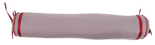 HONMEET Funda De Almohada Cervical Redonda Cilíndrica Funda De Tela Suave Color Púrpura Tamaño Estándar para Soporte De Cuello Sofá y Oficina Ligera y Versátil