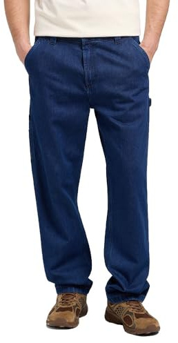 Lee WW Carpenter - Vaqueros para Hombre, Corte Recto Holgado, Pierna Recta, Save It, 29W / 32L