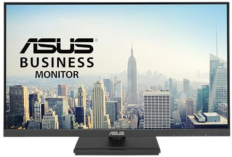 ASUS Business VA27DQFS 27 Zoll Toolless Monitor (Full HD, 100Hz, Adaptive-Sync, 1ms Reaktionszeit, HDMI, DisplayPort, VGA, ergonomisches Design, werkzeuglose Montage)