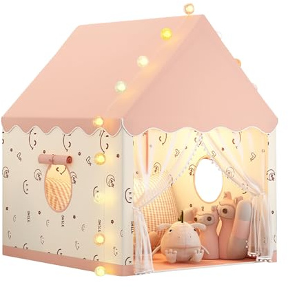 Ergocar Carpa Infantil Interior Exterior Game House Castle con Mat Ball Light Cloud Butterfly Adecuado para Niños Pequeños Niños y Niñas