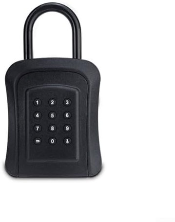 Feeshoppher TT-lock Electronic Key Safe Box Waterproof Wall Mount Metal Storage Box Digital Password Security Lock Box Metal Wall Mount Waterproof Safe Box with APP Control for Home Office Outdoor