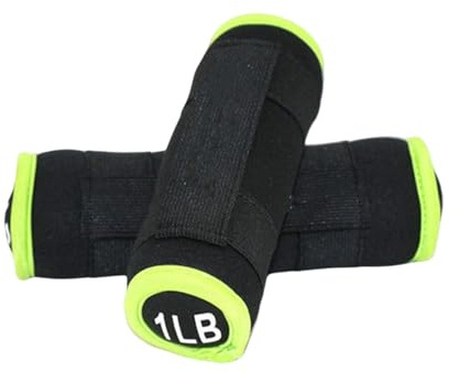 lopituwe Pesi da caviglia indossabili da 1 LB, pesi morbidi con cinturini per le mani per un allenamento muscolare sicuro ed efficace, per donne e uomini, 1 LB con cinturini