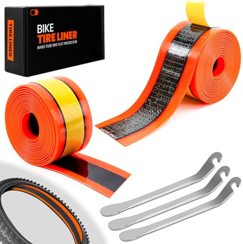 NCTNCX Cinta antipinchazos para bicicleta, 2 unidades, compatible con neumáticos 20, 24, 26, 27,5, 28, 29, 700C, 4 cm - 230 cm