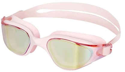 ECVGHD Occhialini da nuoto per ragazzi con rivestimento regolabile fascia morbida guarnizione in silicone