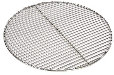 Grillrost Ø 54 cm aus Edelstahl rostfrei und elektropoliert 4mm / 10 mm Stababstand für Grill rund, Kugelgrill, Feuerschalen Grillschalen Rundgrill