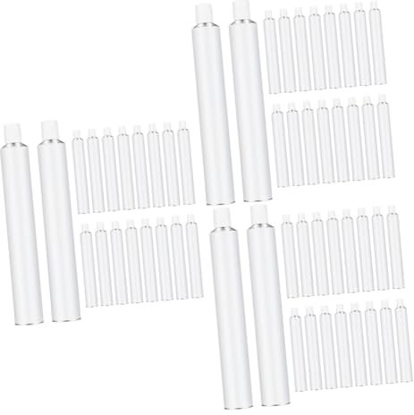 Operitacx 3 Sätze Farbtube Leere Farbflasche tragbare Reiseflaschen Airbrush-Flasche Farbflasche Topf auarellmalfarben Liquid behälter Airbrush-Farbspender Farbmischflaschen Aluminium