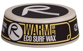 Radical Wax Eco Surf Wax (Warm) - Premium Eco-friendly Surfboard Wax Warm Water - Surf Accessories