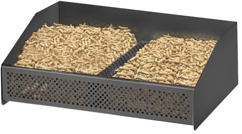 johgee Panier à pellets, 50 × 25 × 17 cm, portable, pour cheminées et poêles