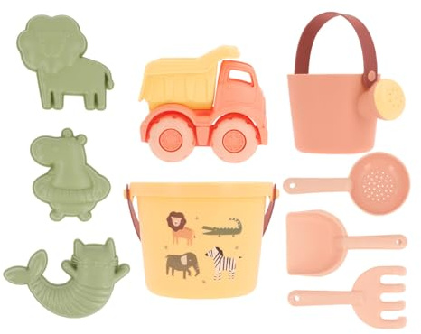 Monnëka Set Jouets de Sable Durable pour Plage et Parc | Wild Animals
