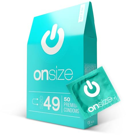 ON) Preservativi ONsize | Larghezza 49 mm | 50 pezzi | Spessore parete 0,07 mm | premium ultra sottili | per Uomini