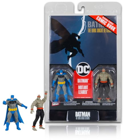 DC Direct – Page Punchers – 2pk Batman & Mutant Leader 3 Figures with Comic