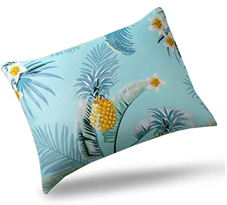IMIKEYA 1 STK Kissenbezug kissenbezüge die einweihungsparty einschenker bettwäsche leinenbettwaesche Obstdekor Pflanzen botanisches Kissenhülle Drucken Haustextilien