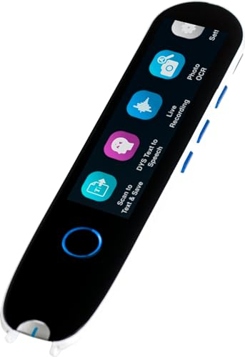 IRISPen Reader 8 Lesestifte:Tragbarer Scanner,scannerstift,OCR 48 Sprachen offline, dokumentenscanner,Legasthenie Scanner,Offline-Sprachsynthese,Digitaler Textmarker,Foto OCR, Readiris PDF kostenlos