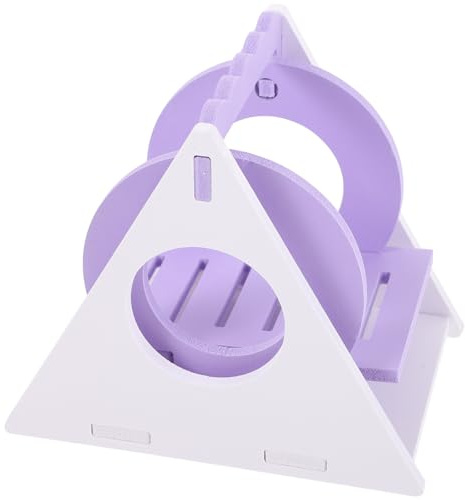 Artibetter Balançoire pour Petits Animaux en PVC Surface Lisse, D'enrichissement pour Hamster et Chinchilla, pour Cage et Soulagement du Stress