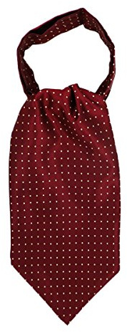 WANYING Homme Cravate Tie Ascot Cravate Écharpe en Polyester Soie Retro Classque pour Travail Fête Cérémonie Mariage
