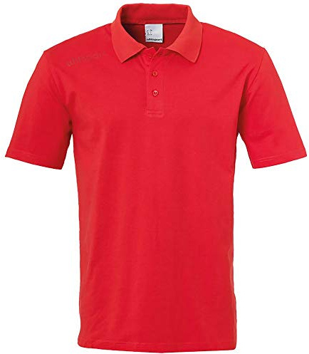 uhlsport Essential - Polo da Bambino, Bambini, T-Shirt, 100221004, Rot, 164