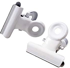 Coidal Clip de metal blanco 30 mini clip de toro imagen, Oficina de fotos (22 mm)