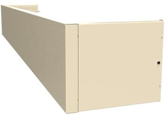 ATOLE Coperchio del cassonetto per tapparelle con Asta per Tende Integrata 400 cm - Crema RAL1015