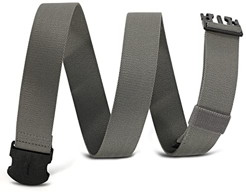WHIPPY Mens Elastic Stretch Work Belt Unisex Adventure Web Sports Belt with Metal Free Buckle Adjustable Belts for Women Men