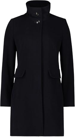 Gil Bret Damen Wollmantel mit Stehkragen Dunkelblau,44
