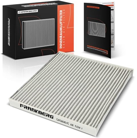 Frankberg Filtro antipolline per abitacolo con carbone attivo 71776016 | Compatibile con: Scatola di collegamento, Ducato Van 250, Autobus saltatore, Pianale/telaio Boxer, Pianale/telaio Jumper