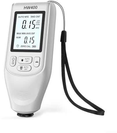 Präzises Messgerät für Lackierfolien und Schichtdicken, Messgerät, Tester, Werkzeuge (weiß)