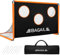BAGAIL Porta da calcio con bersaglio, design 2 in 1, porta da calcio, borsa portatile, facile da installare, ideale per allenamenti in giardino e partite ricreative, 180 x 120 cm